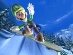Luigi gets some big air!
