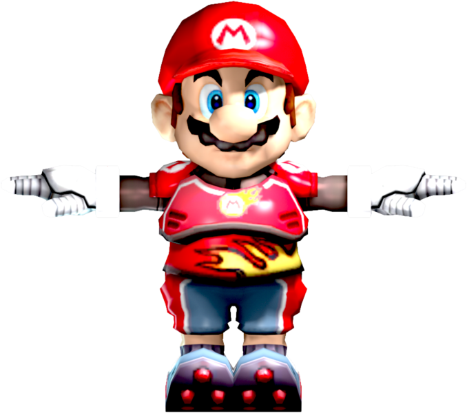 File:StrikersCharged Mario Model.png