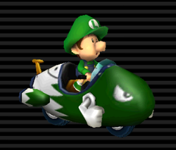 Baby Luigi's Bullet Bike