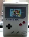 The "Cassette Boy," which can play audio cassette tapes and is stylized to look like a Game Boy. The screen area shows a picture of Mario.