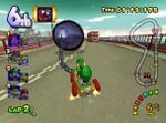 Baby Luigi and Yoshi using the Chain Chomp