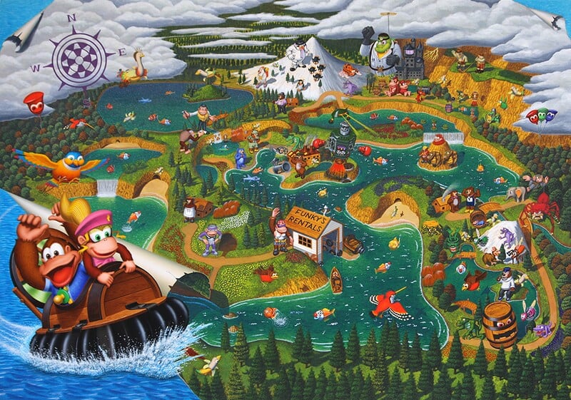 File:DKC3 official puzzle artwork.jpg