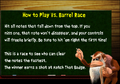 Cranky Kong's instructions for Vs. Barrel Race