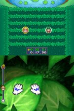 Duel mode for Hedge Honcho in Mario Party DS