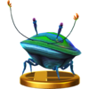 Iridescent Flint Beetle trophy from Super Smash Bros. for Wii U