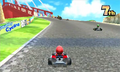 Mario racing on Wuhu Loop in Wuhu Island.