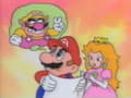 Mario recognizes the "mysterious thief W" as Wario