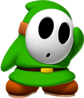 Green Shy Guy from Mario Kart Tour