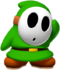 Green Shy Guy from Mario Kart Tour