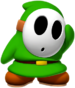 Green Shy Guy from Mario Kart Tour