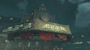 Boo Cinema building in Mario Kart World