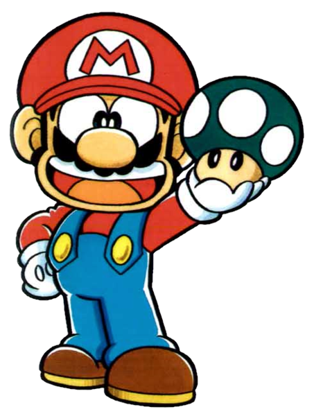 File:Mario 1up SuperMarioKun.png