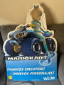 A promotional Mario Kart standee from Spain