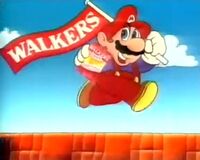 Mario in a Walker's Crisps commercial.