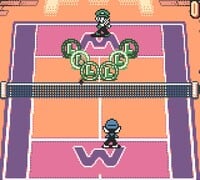 Medallion Match minigame from Mario Tennis (Game Boy Color)