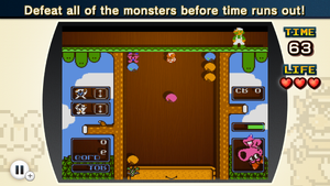 Screenshot of NES Remix 2 showing a sighting of Luigi