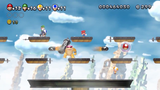 All four players, facing Roy Koopa