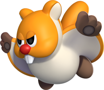 Waddlewing artwork from New Super Mario Bros. U