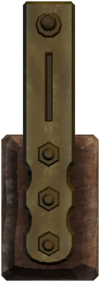 A render of a hammer pendulum from nsmbw