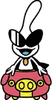 Orbulon Wario Kard sprite for WarioWare Gold