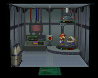 Teleporter room from Paper Mario: The Thousand-Year Door