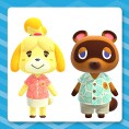 Picture of Isabelle and Tom Nook shown with answer 3 of the fifth question in Nintendo Switch System Games Online Quiz