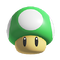 Icon of a 1-Up Mushroom from Super Mario Bros. Wonder
