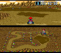 Screenshot of Super Mario Kart'