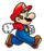 Mario running in Super Mario Run.