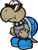 A Shady Koopa as he appears in Paper Mario: The Thousand-Year Door.