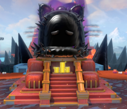 The Wasteland Giga Bell in Bowser's Fury.