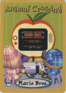 Front of the N02 Mario Bros. e-Reader card from Animal Crossing-e