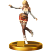 Fiora trophy from Super Smash Bros. for Wii U