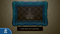 One of the Orbulon's Prized Masterpieces prizes, in its default blank state.