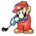 Mario checking his swings
