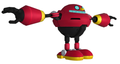 A model of a red Egg Pawn from the Wii U version of Mario & Sonic at the Rio 2016 Olympic Games