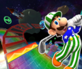 Wii Rainbow Road T from Mario Kart Tour