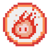 A sticker from Mario Kart World