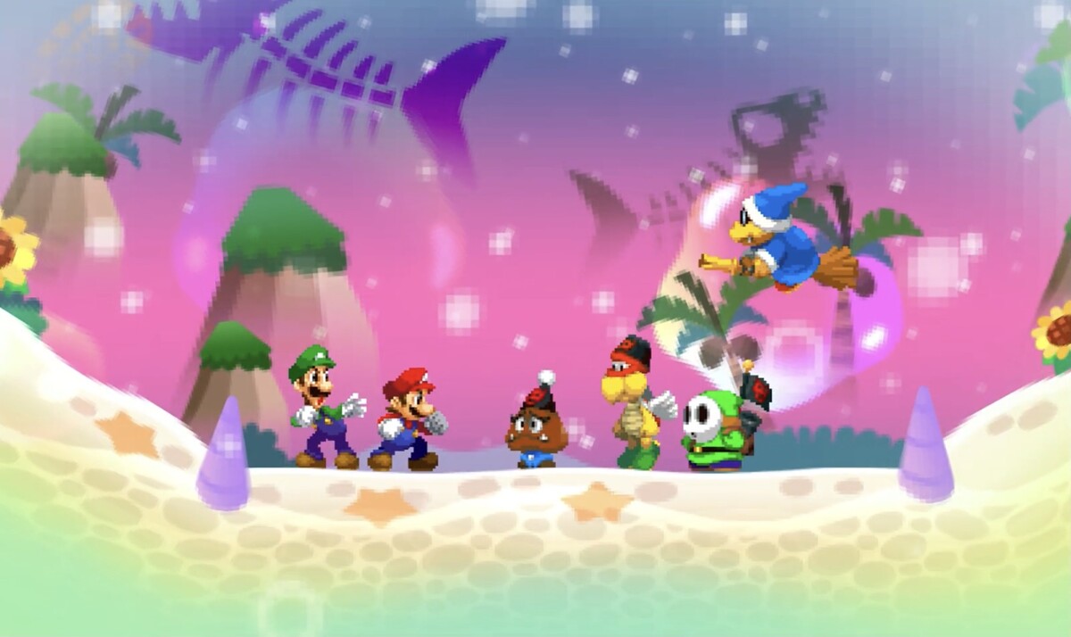 File:MLDT Kamek ambush.jpg - Super Mario Wiki, the Mario encyclopedia