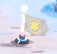A Teleport Flag in Mario + Rabbids Sparks of Hope