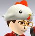 Chicken Hat for a Mii Fighter