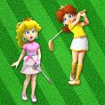 Peach and Daisy as an option in a Play Nintendo opinion poll on character golf outfits in Mario Golf: Super Rush. Original filename: <tt>PLAY-5165-MGSR-poll01_1x1-PeachDaisy_v01.6ef5f3152e16d0ba.jpg</tt>