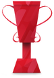 One of four Nintendo Switch 2 trophy colors in the Trophy Creator application.