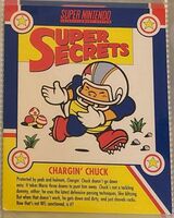 Chargin' Chuck's Nintendo Super Secrets card.