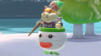 Screenshot of Bowser Jr. after the credits have been viewed at least once in Super Mario 3D World + Bowser's Fury