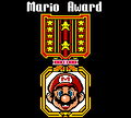 The Mario Award being rewarded