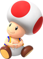Artwork of Toad, from the Super Mario Galaxy + Super Mario Galaxy 2 website.