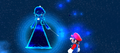 The Cosmic Spirit preparing to help Mario