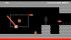 1-4 Remix (Castle) level in Super Mario Maker