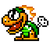 Sprite of the icon for a Mechakoopa in the Super Mario World style of Super Mario Maker 2. It appears in the user-interface for editing mode.